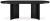 Ashley Rowanbeck Black Dining Table and 4 Chairs with Storage