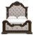 Ashley Maylee Dark Brown Queen Upholstered Bed with Mirrored Dresser, Chest and Nightstand Ashley Maylee Dark Brown Queen Upholstered Bed with Mirrored Dresser, Chest and Nightstand