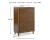 Ashley Lyncott Brown King Upholstered Bed with Mirrored Dresser and Chest