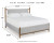 Ashley Lyncott Brown California King Upholstered Bed with Mirrored Dresser and Chest