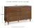 Ashley Lyncott Brown King Upholstered Bed with Dresser and 2 Nightstands