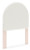 Ashley Wistenpine Blush Twin Upholstered Panel Headboard with Nightstand