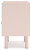 Ashley Wistenpine Blush Twin Upholstered Panel Headboard with Nightstand