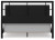 Ashley Covetown Dark Brown California King Panel Bed with Mirrored Dresser, Chest and Nightstand