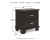 Ashley Covetown Dark Brown California King Panel Bed with Mirrored Dresser, Chest and Nightstand
