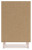 Ashley Wistenpine Blush Twin Upholstered Panel Headboard with Mirrored Dresser, Chest and 2 Nightstands