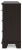 Ashley Covetown Dark Brown California King Panel Bed with Dresser and 2 Nightstands