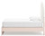 Ashley Wistenpine Blush Twin Upholstered Panel Bed with Mirrored Dresser, Chest and Nightstand