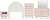 Ashley Wistenpine Blush Full Upholstered Panel Headboard with Mirrored Dresser, Chest and Nightstand