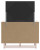 Ashley Wistenpine Blush Full Upholstered Panel Headboard with Mirrored Dresser