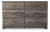 Ashley Ralinksi Gray Queen Panel Bed with Dresser and 2 Nightstands
