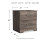 Ashley Ralinksi Gray Queen Panel Bed with Dresser and 2 Nightstands