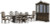 Ashley Maylee Dark Brown Dining Table and 6 Chairs with Storage Ashley Maylee Dark Brown Dining Table and 6 Chairs with Storage