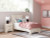 Ashley Lawroy Light Natural Twin Panel Bed with Dresser and 2 Nightstands