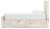 Ashley Lawroy Light Natural Twin Panel Bed with Dresser