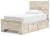 Ashley Lawroy Light Natural Twin Panel Bed with Dresser