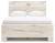 Ashley Lawroy Light Natural Queen Panel Bed with Dresser