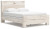 Ashley Lawroy Light Natural Queen Panel Bed with Dresser