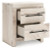 Benchcraft Lawroy Light Natural Twin Panel Bed with Mirrored Dresser and 2 Nightstands