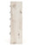 Benchcraft Lawroy Light Natural King Panel Headboard with Mirrored Dresser and Chest