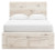 Ashley Lawroy Light Natural Full Panel Storage Bed with Dresser and 2 Nightstands B100/12/B2310/50(2)/84S/87/31/92(2)