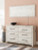 Ashley Lawroy Light Natural Full Panel Storage Bed with Dresser and 2 Nightstands B100/12/B2310/50(2)/84S/87/31/92(2)