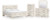 Ashley Lawroy Light Natural King Panel Bed with Mirrored Dresser and Chest B100/14/B2310/56/58/60(2)/31/36/46