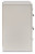 Ashley Zyniden Silver Queen Upholstered Panel Headboard with Mirrored Dresser and 2 Nightstands