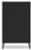 Ashley Socalle Black Full Platform Bed with Dresser, Chest and 2 Nightstands