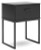 Ashley Socalle Black Full Platform Bed with Dresser and Nightstand