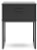 Ashley Socalle Black Full Platform Bed with 2 Nightstands