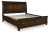 Ashley Porter Rustic Brown California King Sleigh Storage Bed B697/176/178/195