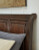 Ashley Porter Rustic Brown California King Sleigh Storage Bed B697/176/178/195