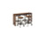 Ashley Torjin Brown Gray Counter Height Dining Table and 4 Barstools
