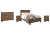 Ashley Trinell Brown Queen Panel Bed with Dresser and 2 Nightstands