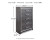 Ashley Lodanna Gray Queen Panel Bed with 2 Storage Drawers with Mirrored Dresser, Chest and 2 Nightstands