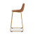 Ashley Crandox Toast Gold Bar Height Bar Stool (Set of 2)