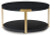 Ashley Shylore Black Brass Finish Table (Set of 3)