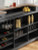 Ashley Wildenauer Brown Black 78" Bar