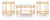 Ashley Pearlox Gold Table (Set of 3)