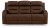Ashley Dreamer Caramel Power Reclining Sofa with Audio Seating