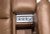 Ashley Dreamer Caramel Power Reclining Loveseat with Audio Seating