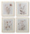 Ashley Chettings Beige Gray Blush Wall Art (Set of 4)
