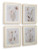 Ashley Chettings Beige Gray Blush Wall Art (Set of 4)