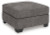 Benchcraft Olten Graphite Oversized Accent Ottoman