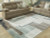 Ashley Larkport Cream Brown Gray Washable 8' x 10' Area Rug