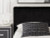 Ashley Birmonton White King Upholstered Bed