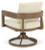 Ashley Serene Bay Dark Brown Outdoor Dining Table and 4 Chairs