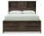Ashley Vanmore Dark Brown Queen Storage Bed