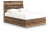 Ashley Zadilyn Brown Queen Panel Bed with Storage B100/13/B3367/54/57/60(2)